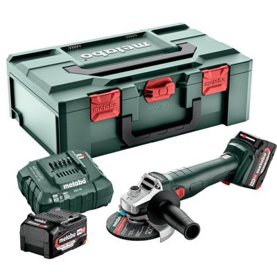 Meuleuse d'angle 18V 125 mm (2x4,0 Ah) W 18 7125 dans metabox  METABO 602371510