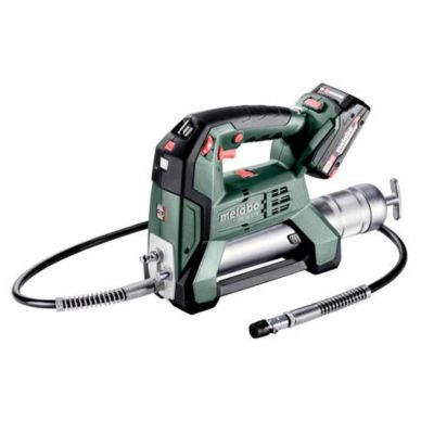 Metabo FP 18 LTX 18 V pistolet graisseur sans fil, 2 batteries 2,0 Ah, me9taBOX incluse