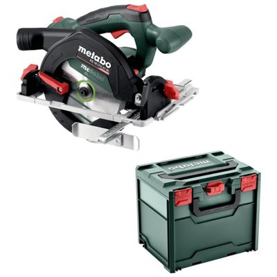 Scie circulaire sans fil metabo KS 18 LTX 57 BL 18 V Profondeur de coupe 57 mm Inclinaison jusquà 50°