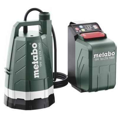 Metabo TPF 18 LTX 7000 pompe submersible sans fil 7000 /h 9 - vue 2