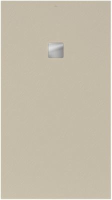 Receveur de douche 100 x 180 cm en acrylique, crème texturé, Villeroy & Boch Exklusive