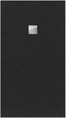 Receveur de douche 100 x 180 cm en acrylique, anthracite texturé, Villeroy & Boch Exklusive