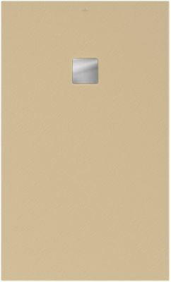 Receveur de douche 90 x 170 cm en acrylique, crème texturé, Villeroy & Boch Exklusive