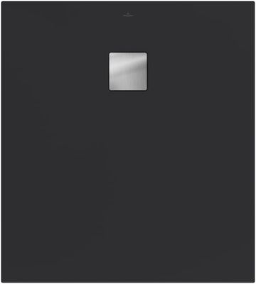 Receveur de douche 90 x 100 cm en acrylique, anthracite mat, Villeroy & Boch Exklusive