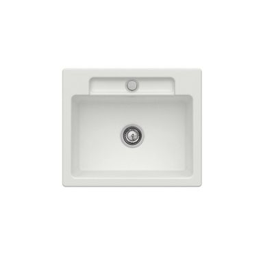Evier 1 bac VILLEROY ET BOCH Siluet 60 Steam CeramicPlus