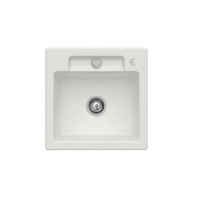Evier 1 bac VILLEROY ET BOCH Siluet 50 Steam CeramicPlus