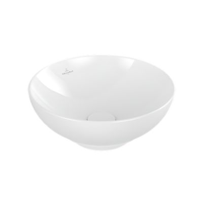 Vasque 38 x 38 ronde à poser VILLEROY ET BOCH Loop & Friends non meulé sans trop plein