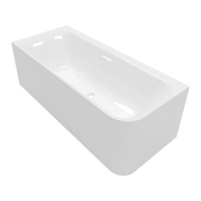 Baignoire semi îlot d'angle VILLEROY & BOCH Loop & Friends version gauche
