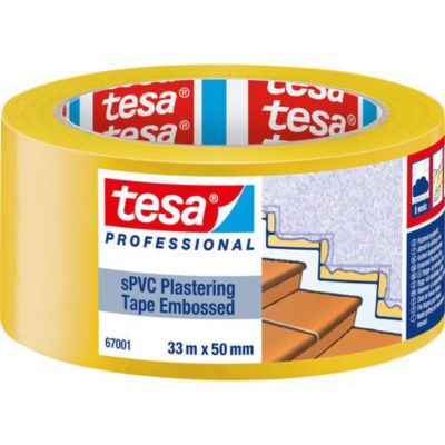 tesa SPVC EMBOSSED 67001 00001 00 Bande adhésive de plâtrage tesa® Professional jaune x 33 x 50 mm 1 pc