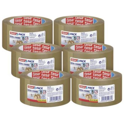 tesapack Ultra STRONG 6 x 66 x 50 mm ruban adhésif PVC pour emballage renforcé