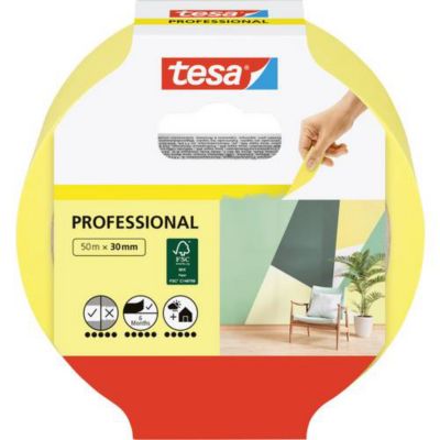 tesa Professional 56299 00000 00 Ruban de masquage Washi 50 x 30 mm pour peinture