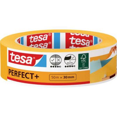 Ruban de masquage tesa Perfect+ 56537 Jaune 50 x 30 mm Papier Washi