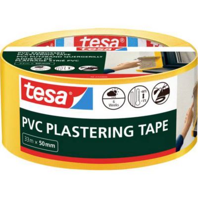 Ruban de protection PVC jaune 33 x 50 mm détachable à la main