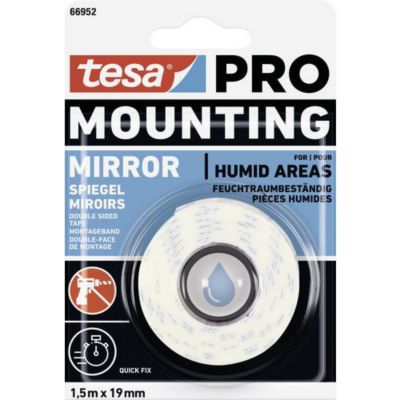 tesa Mounting PRO Spiegel 66952 00000 00 ruban de montage 1 5 x 19 mm