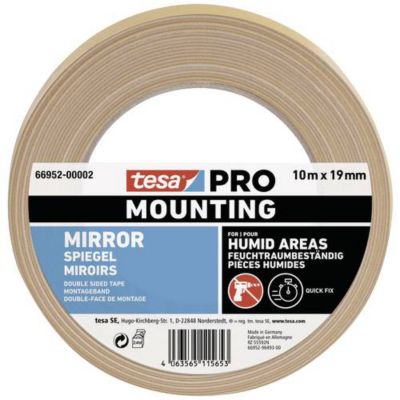 tesa Mounting PRO Spiegel 66952 00002 00 ruban de montage double face 10 x 19 mm