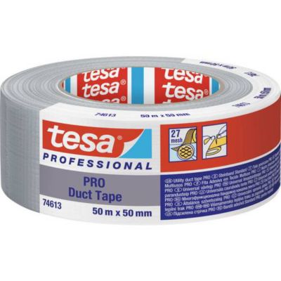 tesa Duct Tape PRO 74613 00003 00 ruban de réparation 50 x 50 mm .