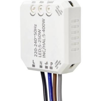 Sygonix SY 4697884 Variateur encastré Adapté pour ampoule: Lampe halogène Lampe LED Ampoule électrique