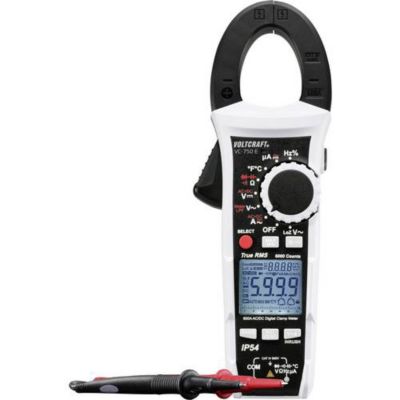 VOLTCRAFT VC 750 E Pince ampèremétrique étalonnée ISO multimètre True RMS IP54 - vue 2