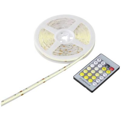 Ruban LED CCT 5 set complet connecteur mâle 230 V dimmable et télécommande
