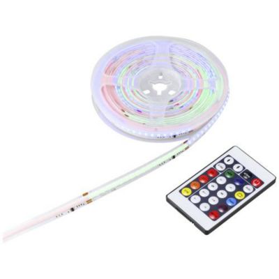 Ruban LED numérique COB RGB 5 set complet 230 V connecteur mâle