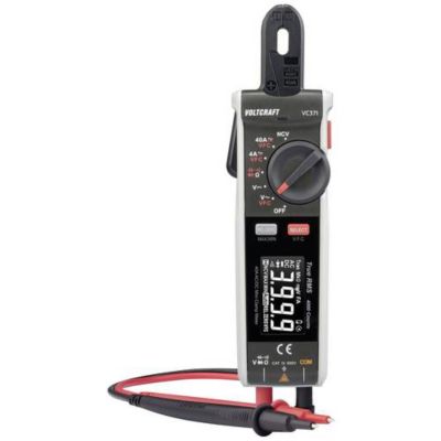 VOLTCRAFT VC 371 pince ampèremétrique numérique étalonnée ISO ouverture fine 5 5 mm 4000 points CAT III 600 V. - vue 2