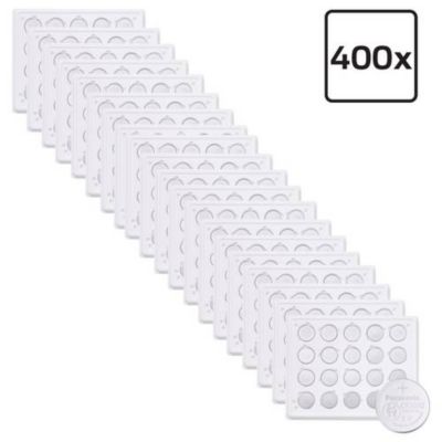 Panasonic Pile bouton CR 2032 3 V 400 pc 225 mAh lithium CR2032 - vue 2