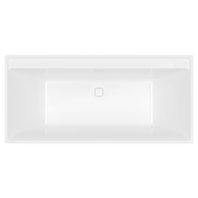 Baignoire droite 190 x 90 VILLEROY & BOCH Collaro acrylique avec vidage et trop plein
