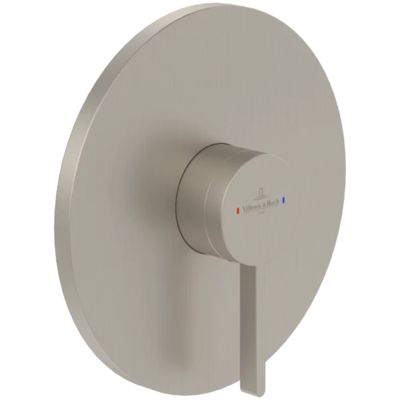 Mitigeur mécanique encastré VILLEROY ET BOCH Dawn Brushed Nickel Matt