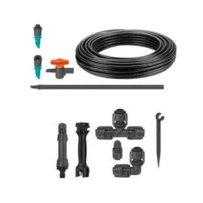 Gardena Kit d'initiation goutte-à-goutte pour potagers, plates-bandes et bordures de fleurs - 60 m²