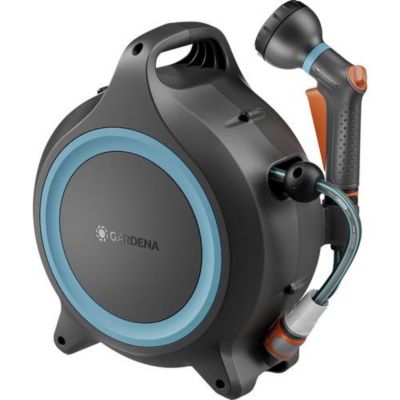 GARDENA 18690-20 MoveMatic, dévidoir mobile avec tuyau de 12 m
