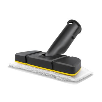 Kärcher Set Buse à Main Flexible Avec Buse à Main Flexible et Bonnette Microfibres Pour le Nettoyage Efficace de Surfaces Lisses et Incurvées Accessoire d'Origine Pour Nettoyeur Vapeur Kärcher