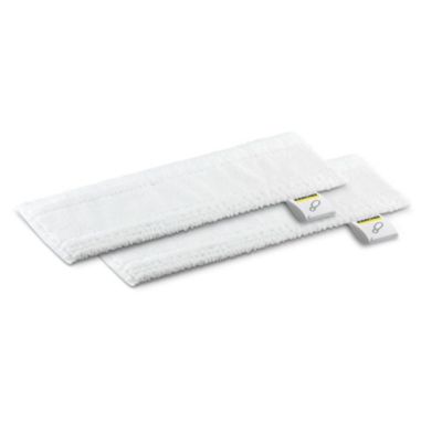 Karcher Kit 2 Serpillieres surfaces délicates pour buse sol - Compatible EasyFix (SC 1, SC 2, SC 3, SC 4, SC 5) Blanc - vue 3