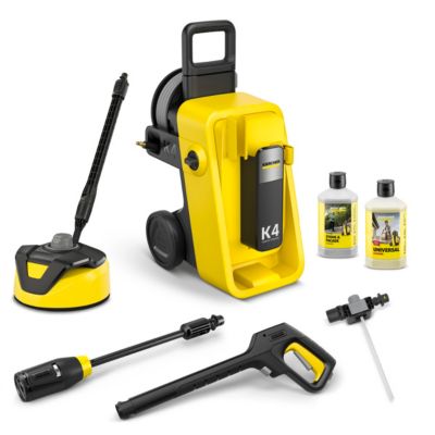 Nettoyeur haute pression Karcher K 4 Comfort Premium Home - 130 bars - 420L/h - enrouleur flexible anti-vrille 8m - TracerT5