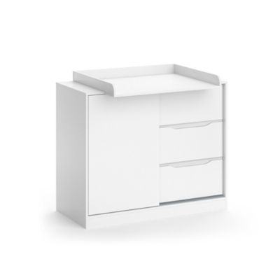 Vicco Commode à langer Blanc 113x93cm avec plan à langer
