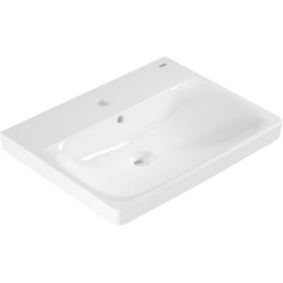Lavabo suspendu - Porcelaine vitrifiée - Rectangulaire - GROHE Euro Ceramic - 60 cm - 21 cm - Blanc
