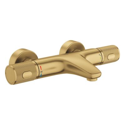 GROHE Mitigeur bain douche thermostatique 12 Precision Feel Cool Sunrise brossé