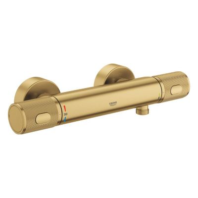 GROHE Mitigeur de douche thermostatique Precision Feel Cool Sunrise brossé