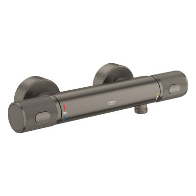 GROHE Mitigeur de douche thermostatique Precision Feel Hard brossé
