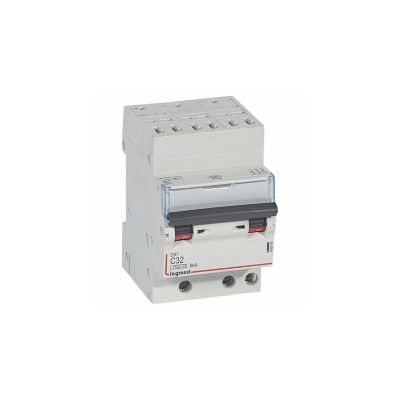 406904 Disjoncteur Triphasé 32a - 3p Courbe C - 4,5/6ka - Automatique Et Vis - Legrand Dx3