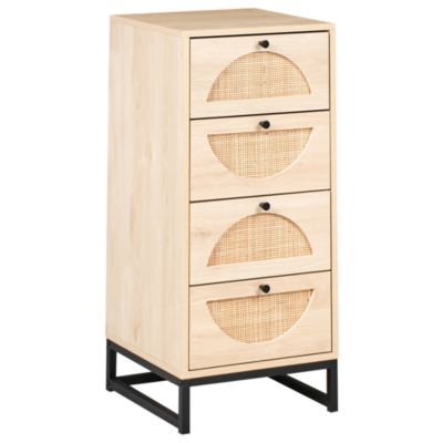 Commode à 4 tiroirs BOTWOOD Marron clair