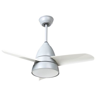 Ventilateur de plafond avec lampe STRAWBERRY Avec télécommande LED Gris