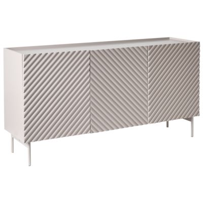 Commode 3 portes YARAKA Beige clair