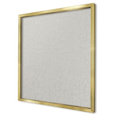 Tableau Magnétique en Métal Motif Wallfluent 50x50 Modèle de plante dans un cadre doré Mémos & Organisation image