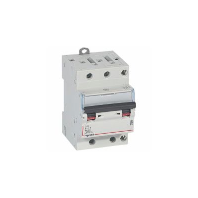 407841 Disjoncteur Tripolaire 32a - 3p Courbe C - 6/10ka - à Vis - Legrand Dx3
