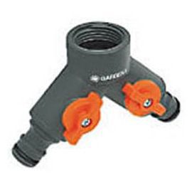 Sélecteur d'arrosage 2 voies GARDENA Modèle 940 26 Circuits indépendants Connexion unique Garantie - vue 3