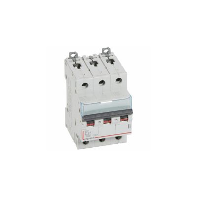 408061 Disjoncteur Tripolaire 25a - 3p Courbe D - 6/10ka - à Vis - Legrand Dx3