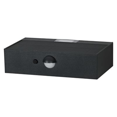OSRAM ENDURA STYLE BRICKLUME Sensor Solarleuchte 300lm grau dunkelgrau indirekte Beleuchtung Bewegungsmelder