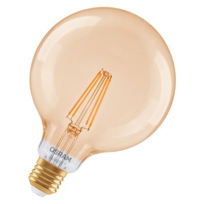 OSRAM SMART+ MATTER Filament Classic shapes Dimmable in Globus Form LED Lampe Glas Gold 680 lm 2400 K Matter