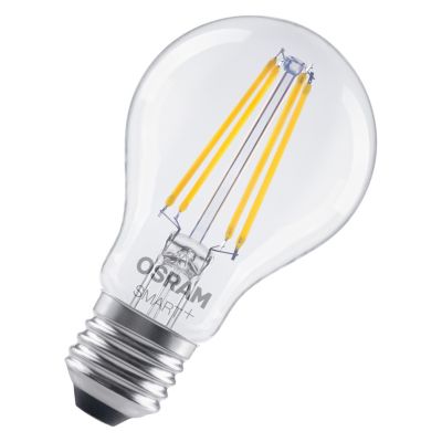 OSRAM SMART+ MATTER Filament Classic shapes Dimmable in A Form LED Lampe Glas klar 806 lm 2700 K Matter