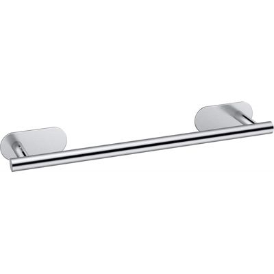 40cm Porte-Serviettes Salle de Bain Porte Serviette Murale Auto-adhésif en Acier Inoxydable Barre Porte Serviette sans Perçage